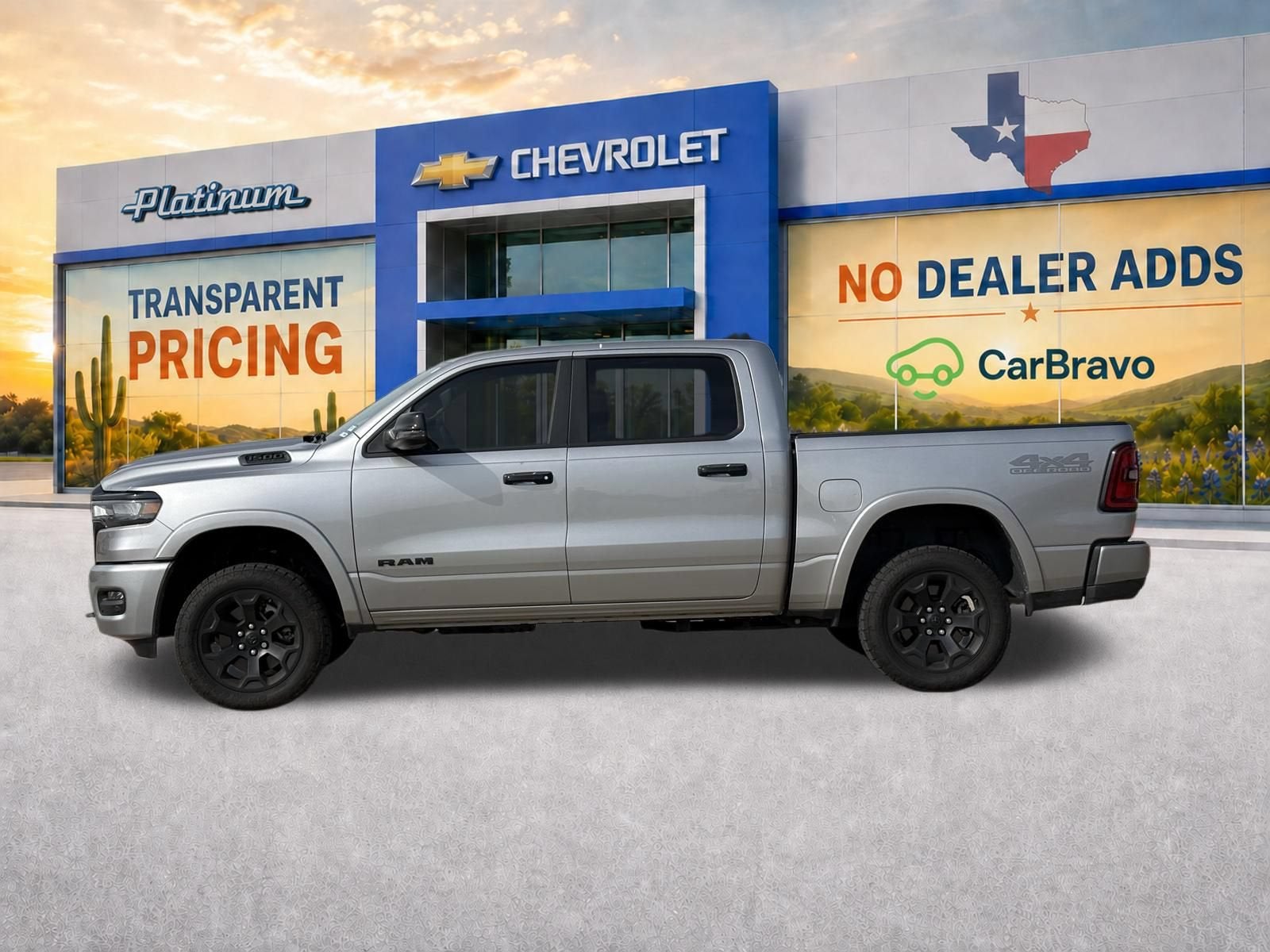 2025 RAM 1500 Lone Star Crew Cab 4x4 5'7" Box
