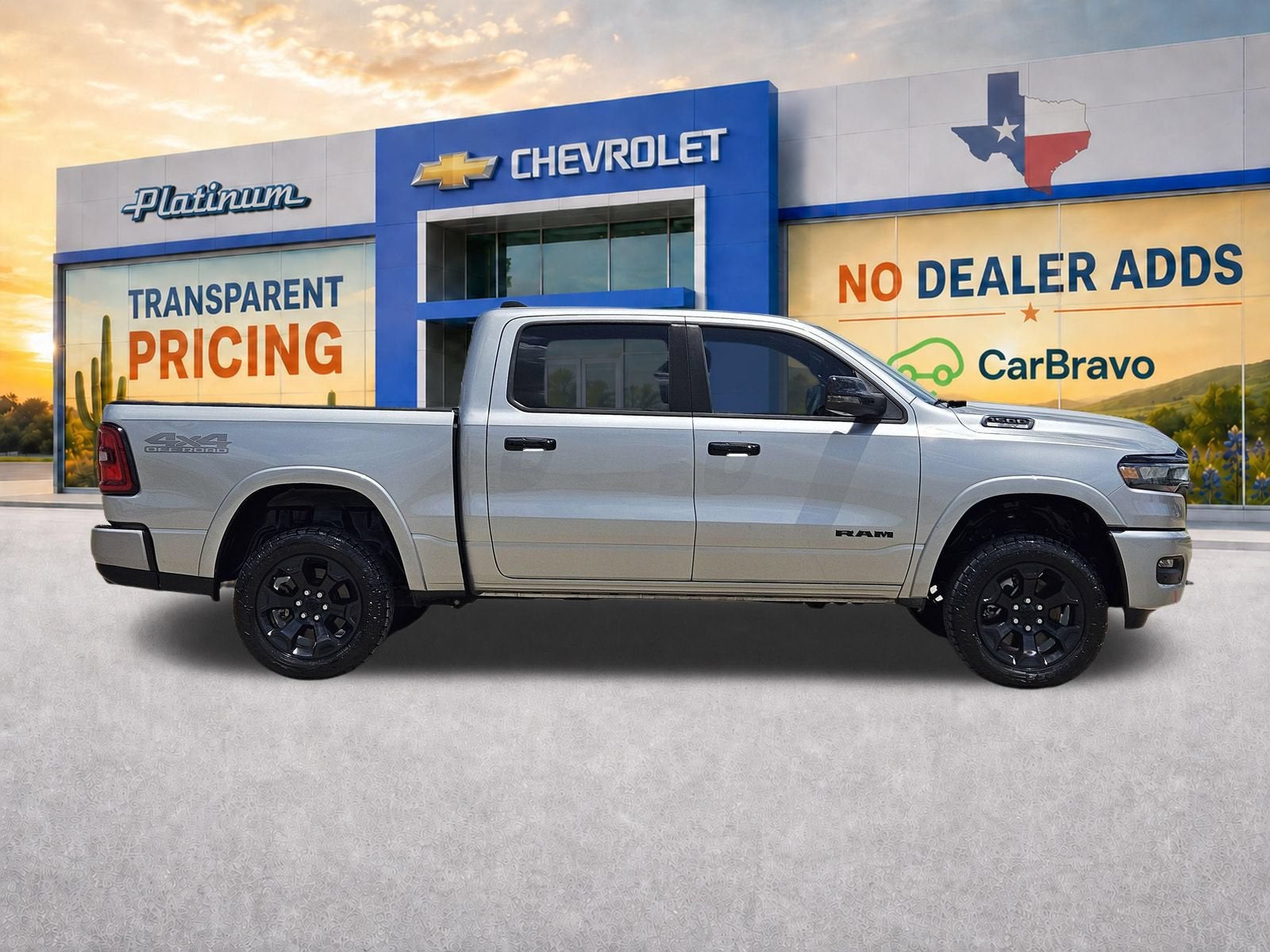 2025 RAM 1500 Lone Star Crew Cab 4x4 5'7" Box