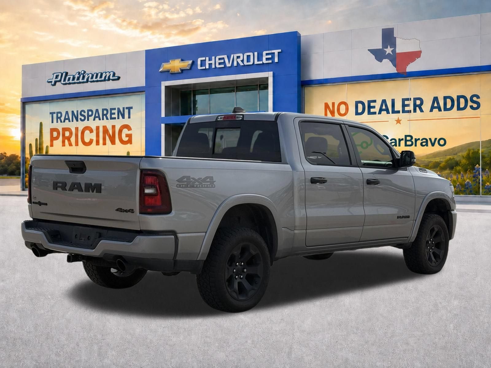 2025 RAM 1500 Lone Star Crew Cab 4x4 5'7" Box
