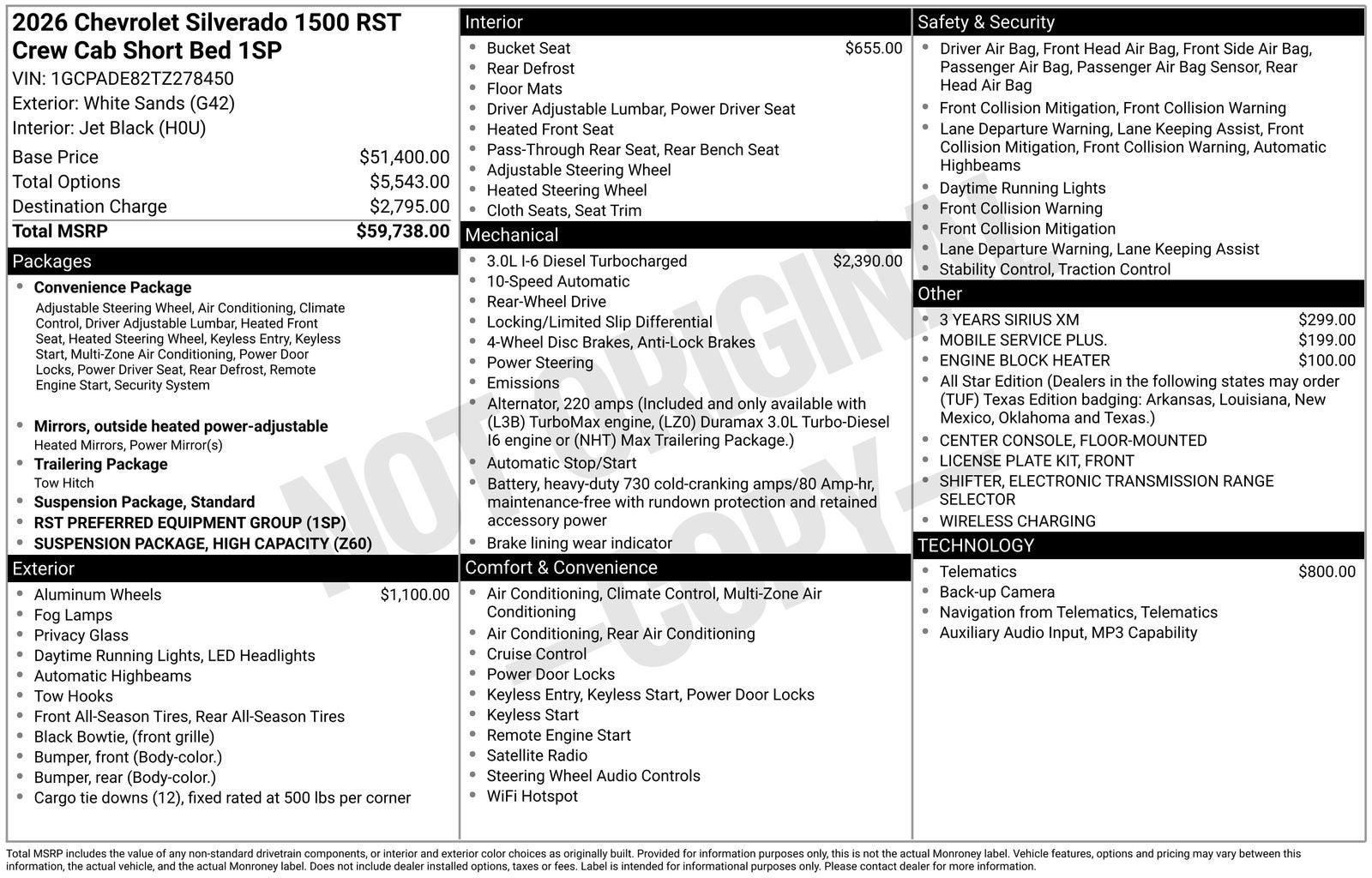 2026 Chevrolet Silverado 1500 RST