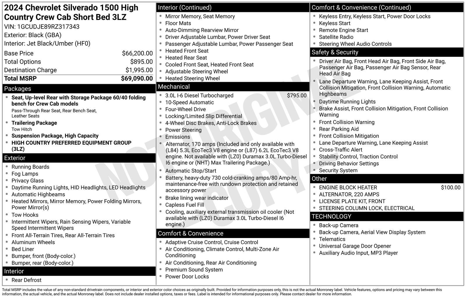 2024 Chevrolet Silverado 1500 High Country