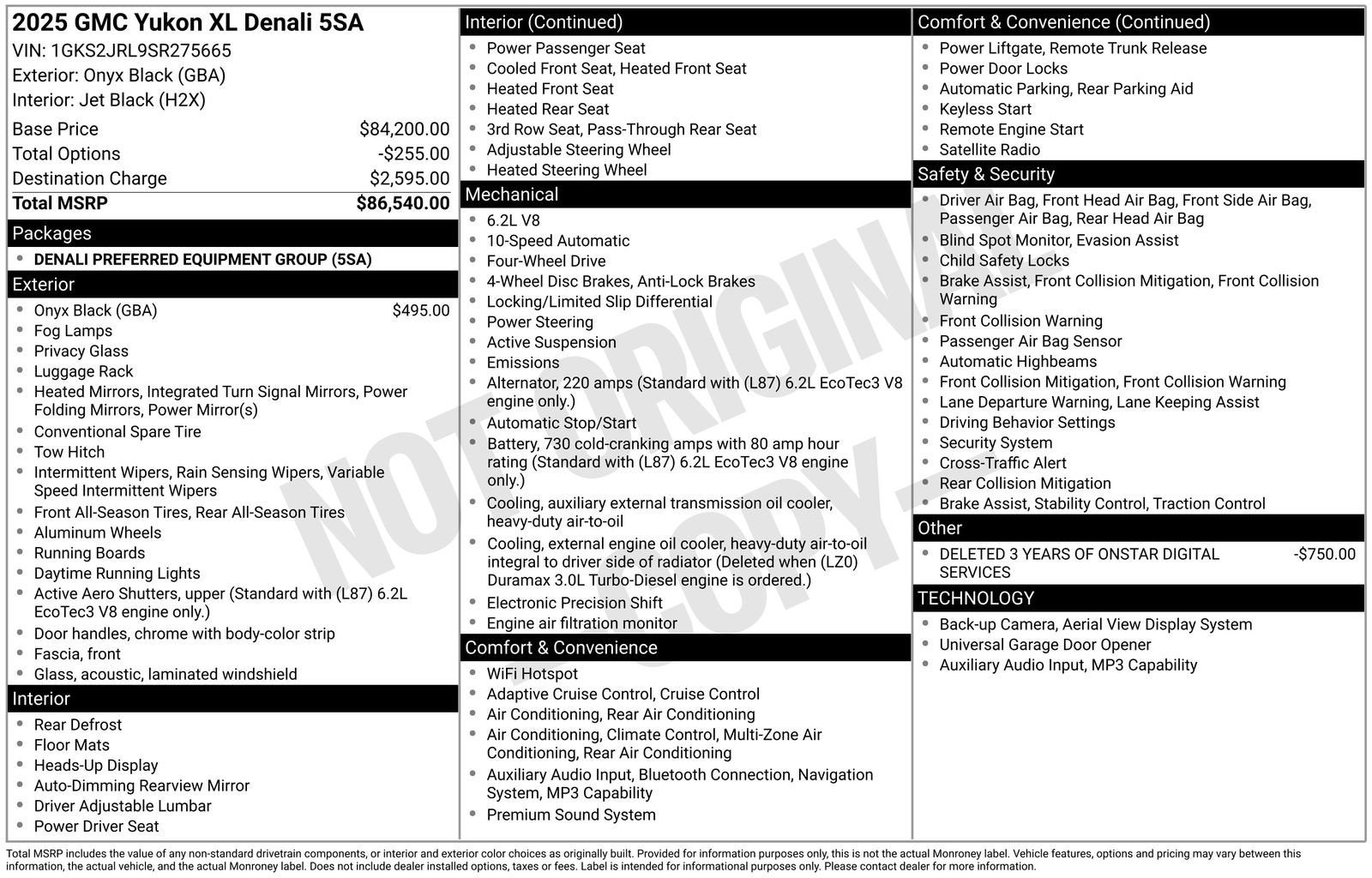 2025 GMC Yukon XL Denali