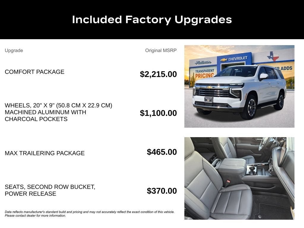 2026 Chevrolet Tahoe LT