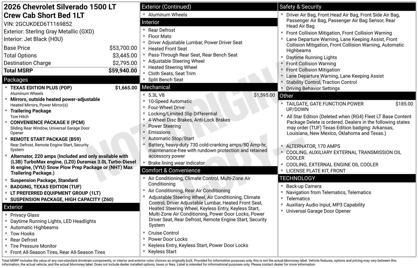2026 Chevrolet Silverado 1500 LT