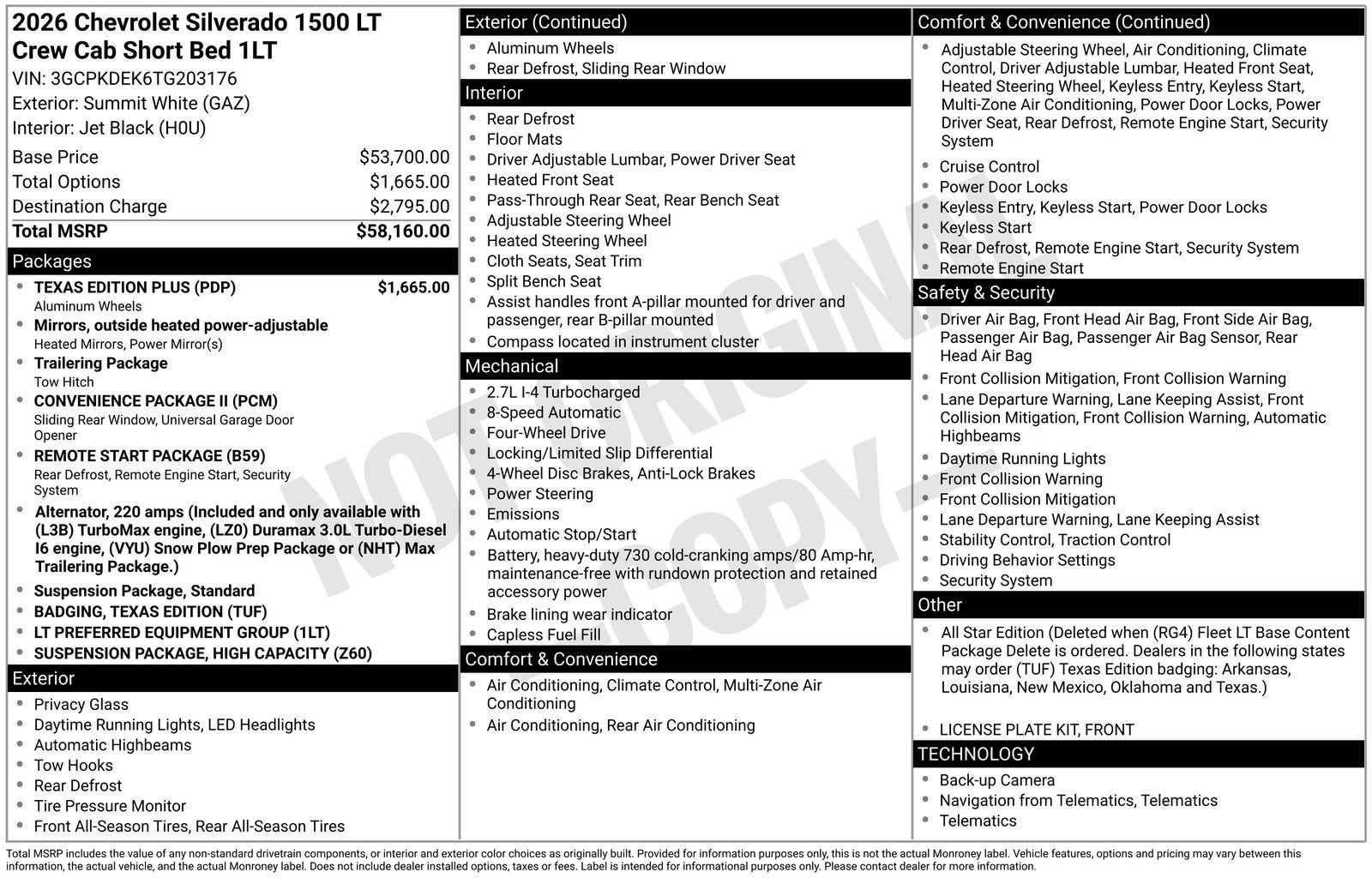 2026 Chevrolet Silverado 1500 LT