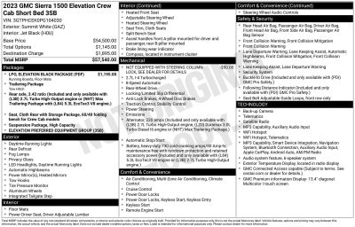2023 GMC Sierra 1500 Elevation
