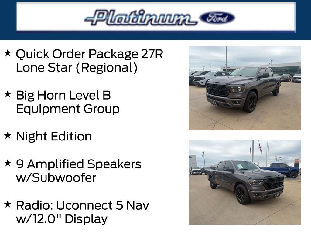 2024 RAM 1500 Big Horn/Lone Star