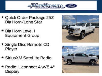 2019 RAM 1500 Big Horn/Lone Star