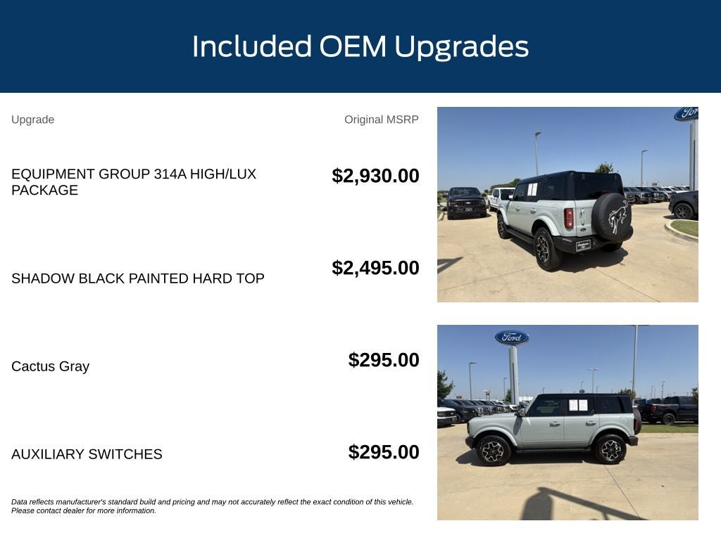 2024 Ford Bronco Outer Banks