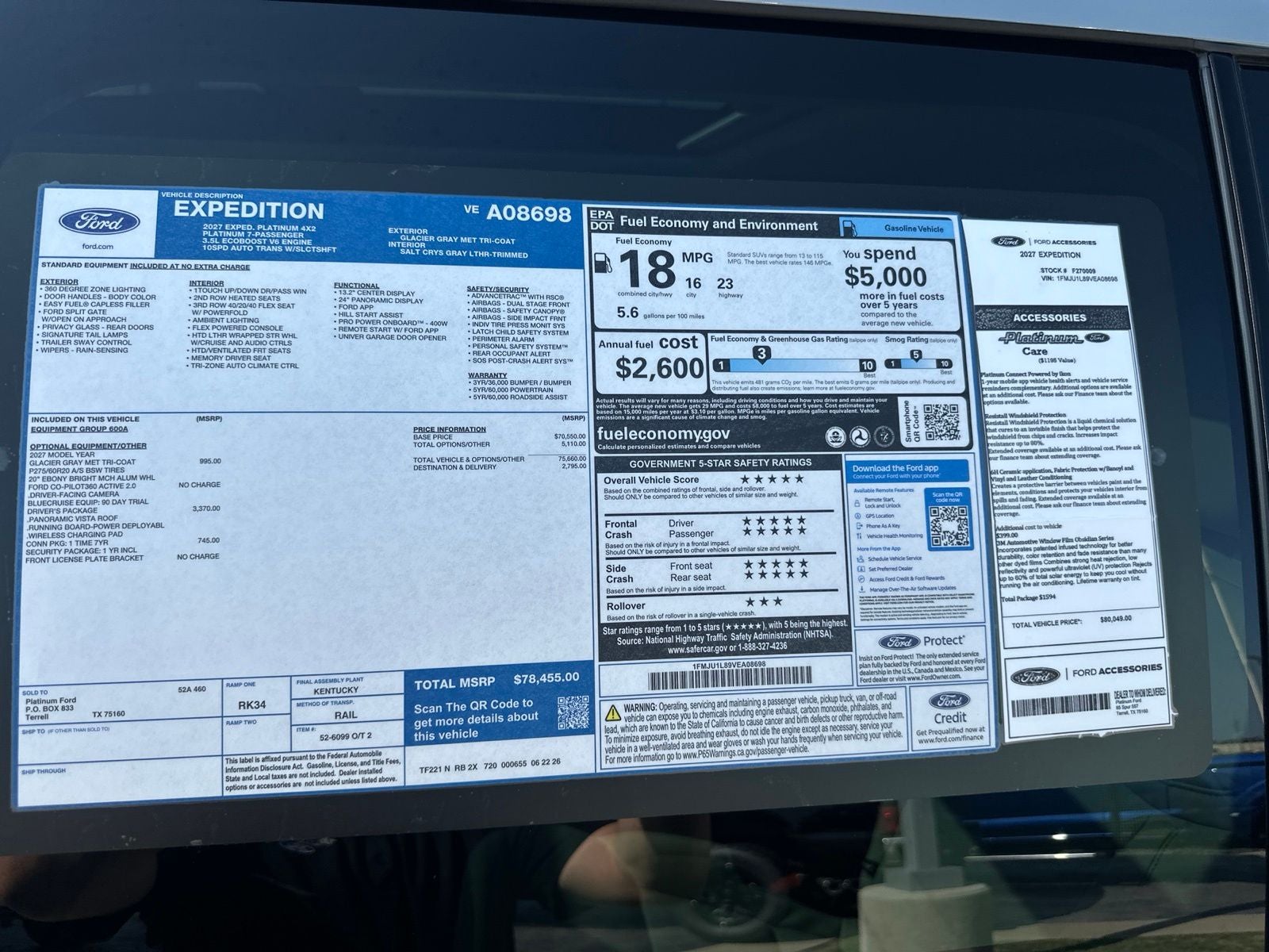 2027 Ford Expedition Platinum