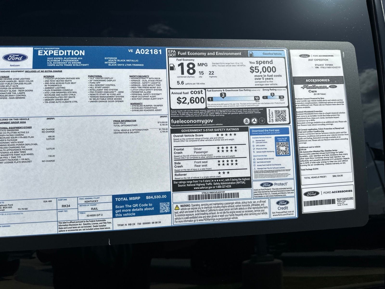 2027 Ford Expedition Platinum