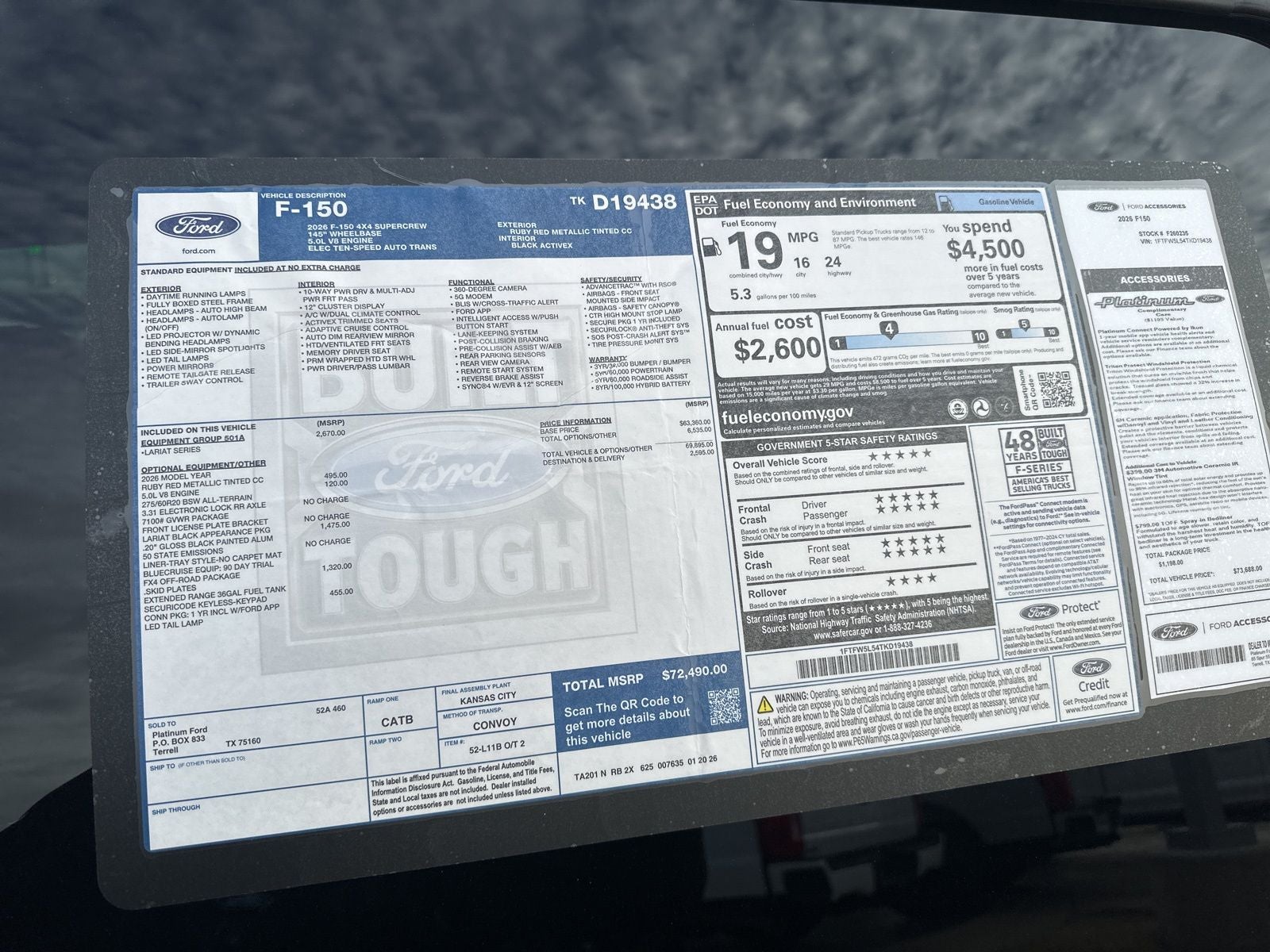 2026 Ford F-150 Lariat