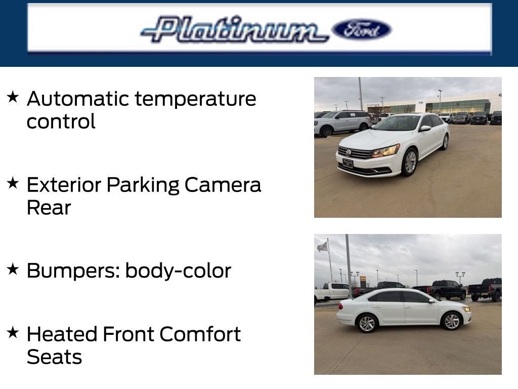 2018 Volkswagen Passat 2.0T SE