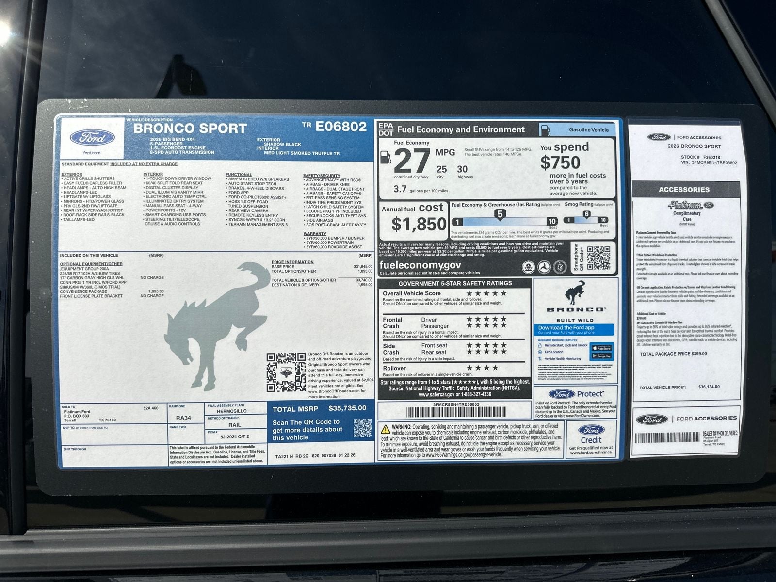 2026 Ford Bronco Sport Big Bend