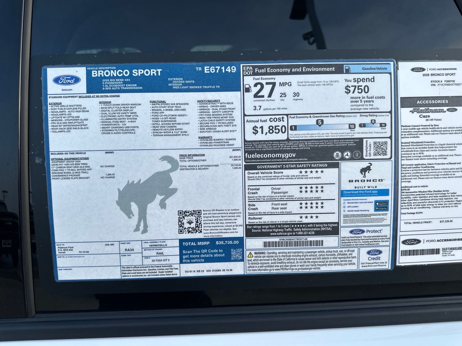 2026 Ford Bronco Sport Big Bend