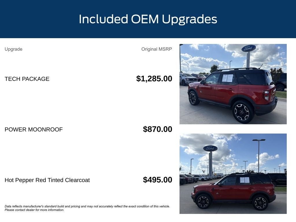 2022 Ford Bronco Sport Outer Banks