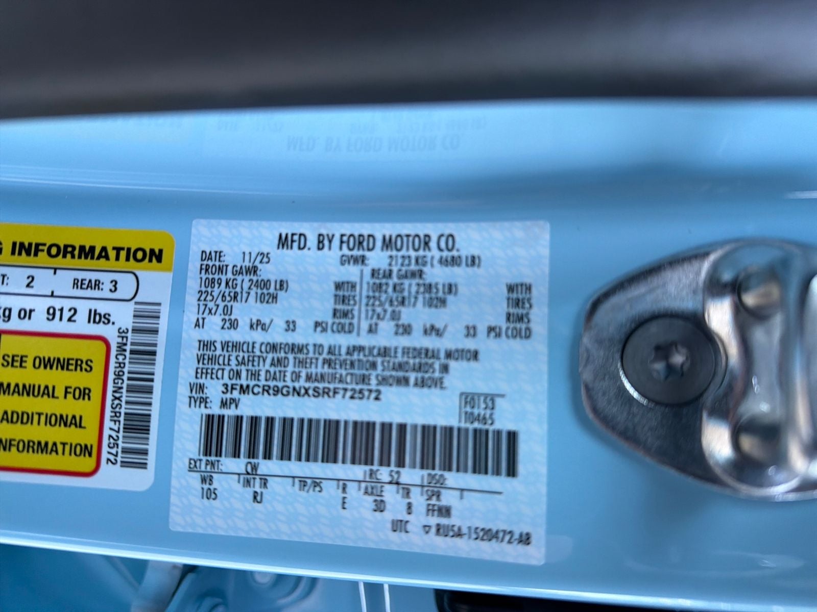 2025 Ford Bronco Sport Heritage